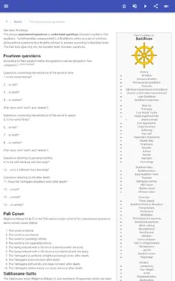 Buddhist concepts android App screenshot 2
